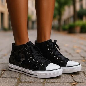 DOUBLE PLATINUM SNEAKERS